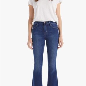 MOTHER | The Weekender Fray | Home Movies | Dark Blue Flare Jeans